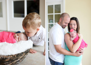 newborn girl portrait