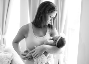 newborn girl portrait